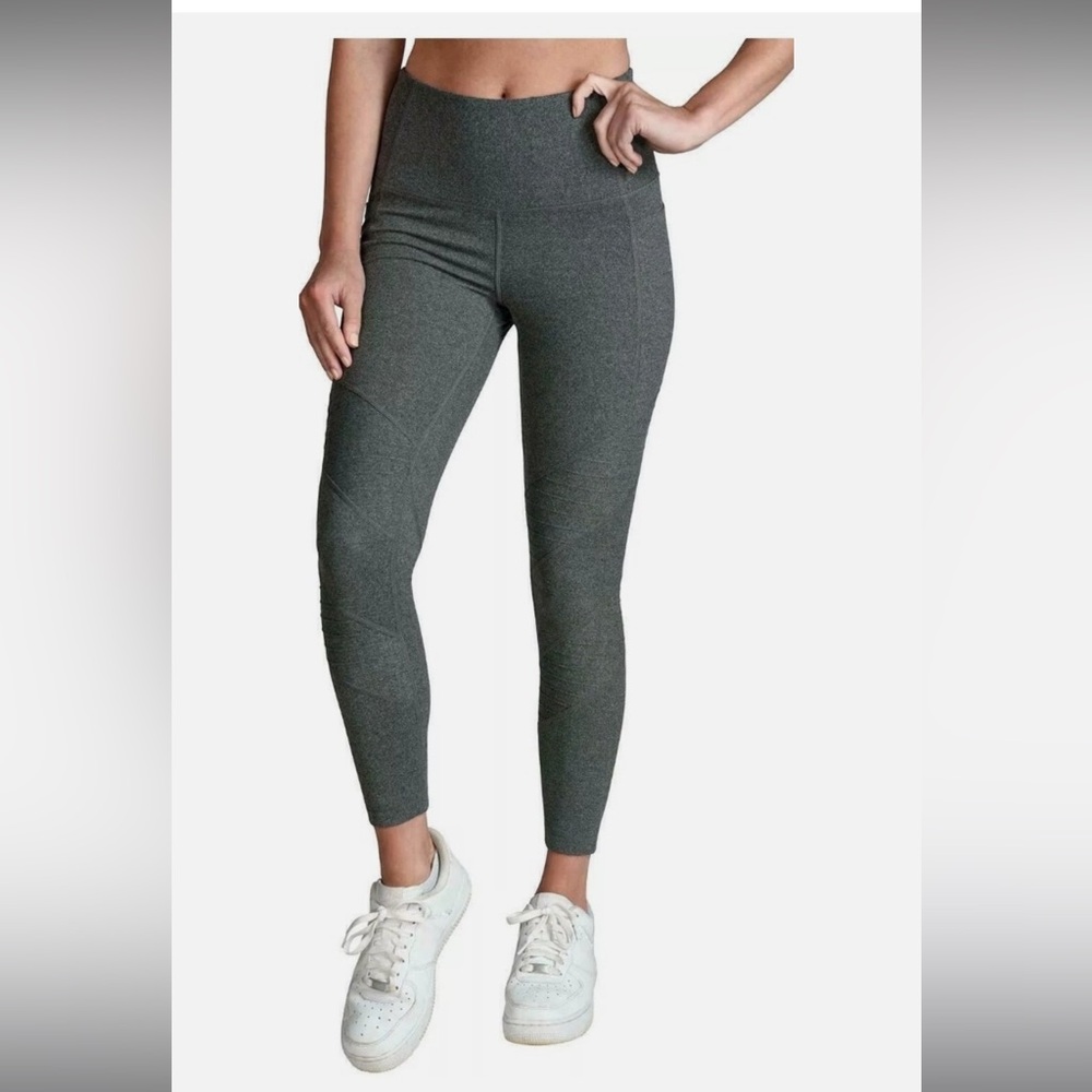 Charcoal Members Mark Moto 7/8 legging in Size XXL